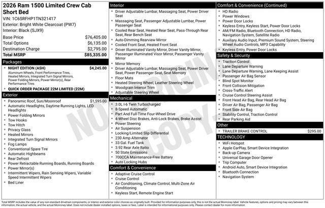 2026 RAM 1500 Limited Night Edition