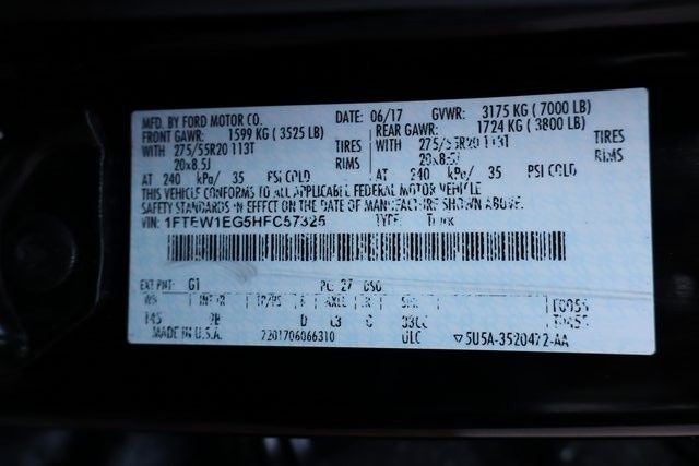 2017 Ford F-150 Platinum