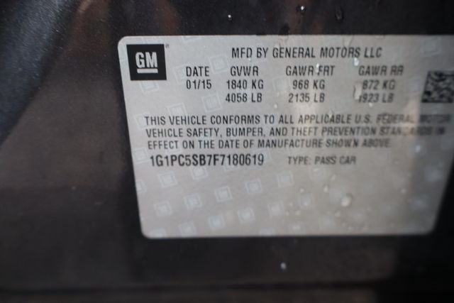 2015 Chevrolet Cruze 1LT