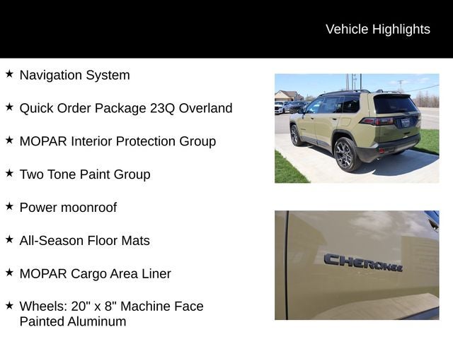 2026 Jeep Cherokee Overland