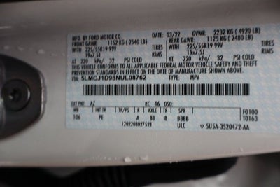 2022 Lincoln Corsair Standard