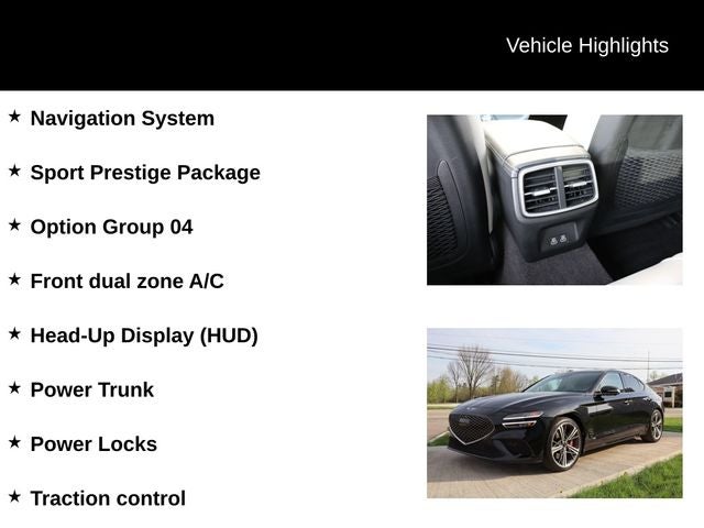 2024 Genesis G70 3.3T Sport Prestige