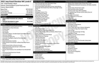 2022 Jeep Grand Cherokee WK Laredo E