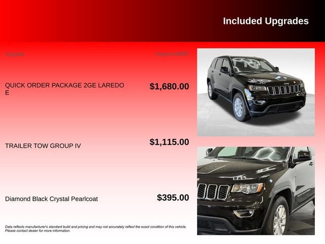 2022 Jeep Grand Cherokee WK Laredo E