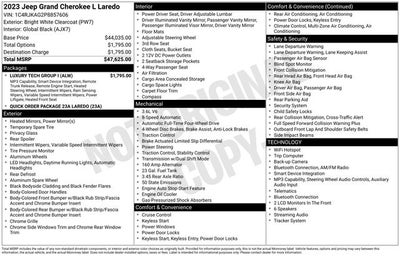 2023 Jeep Grand Cherokee L Laredo