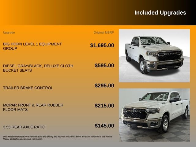 2025 RAM 1500 Big Horn/Lone Star