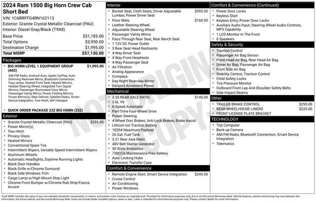 2024 RAM 1500 Big Horn