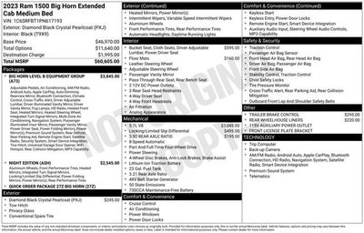 2023 RAM 1500 Big Horn/Lone Star