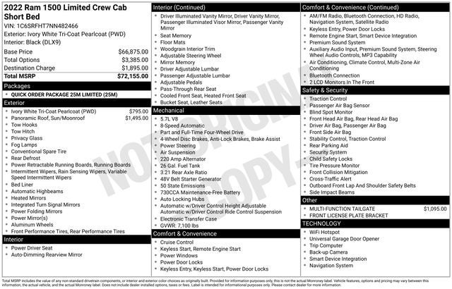 2022 RAM 1500 Limited