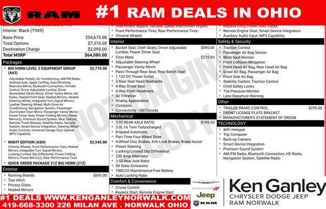 2025 RAM 1500 Big Horn/Lone Star