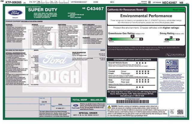 2022 Ford F-250SD King Ranch