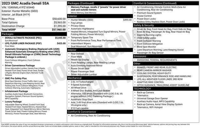 2023 GMC Acadia Denali