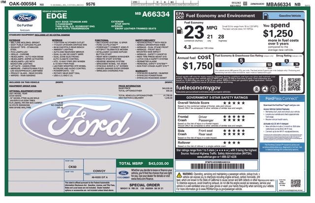 2021 Ford Edge Titanium