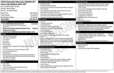 2024 Chevrolet Silverado 2500HD Work Truck