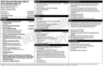 2025 Chevrolet Silverado 1500 LT LT1