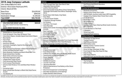 2018 Jeep Compass Latitude