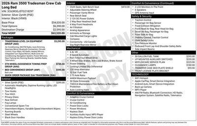 2026 RAM 3500 Tradesman