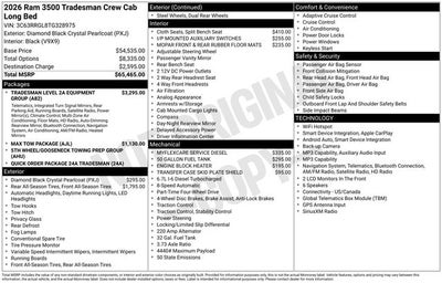 2026 RAM 3500 Tradesman
