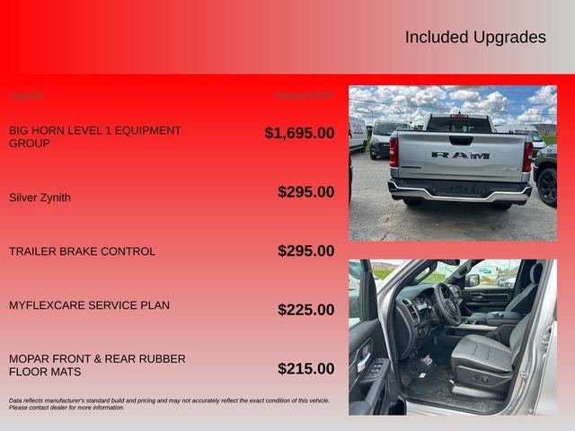 2026 RAM 1500 Big Horn