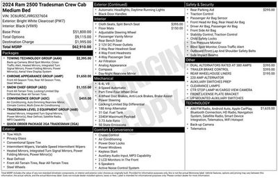 2024 RAM 2500 Tradesman