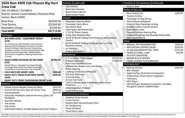 2026 RAM 4500HD Tradesman