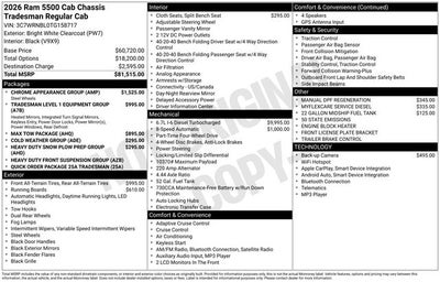 2026 RAM 5500HD Tradesman