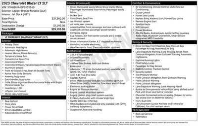 2023 Chevrolet Blazer LT