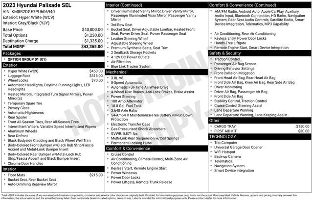 2023 Hyundai Palisade SEL