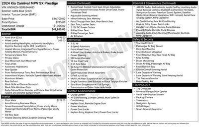 2024 Kia Carnival SX Prestige