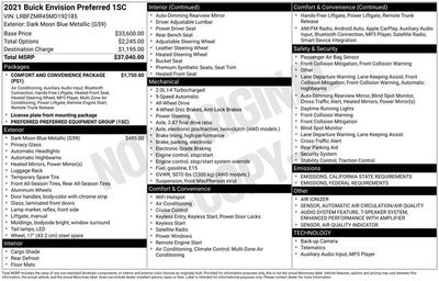 2021 Buick Envision Preferred
