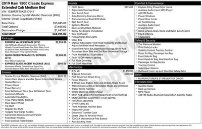 2019 RAM 1500 Classic Express