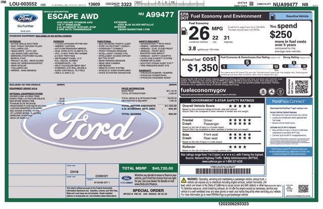 2022 Ford Escape Titanium