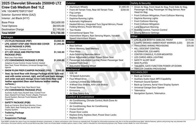 2025 Chevrolet Silverado 2500HD LTZ
