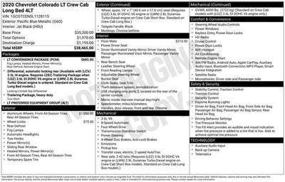 2020 Chevrolet Colorado LT