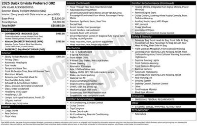 2025 Buick Envista Preferred