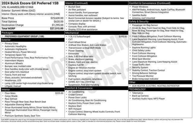 2024 Buick Encore GX Preferred