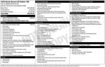2023 Buick Encore GX Select