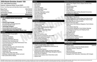 2026 Buick Envision Avenir