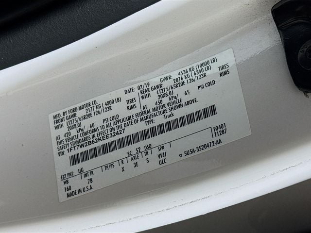 2019 Ford F-250SD Platinum w/ PWR MOONROOF