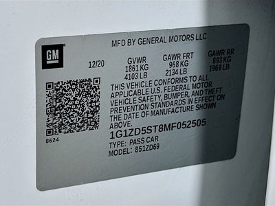 2021 Chevrolet Malibu LT w/ HEATED SEATS