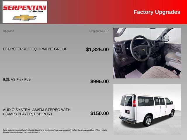 2017 Chevrolet Express 2500 LT Passenger