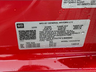 2026 Chevrolet Silverado 2500HD Work Truck