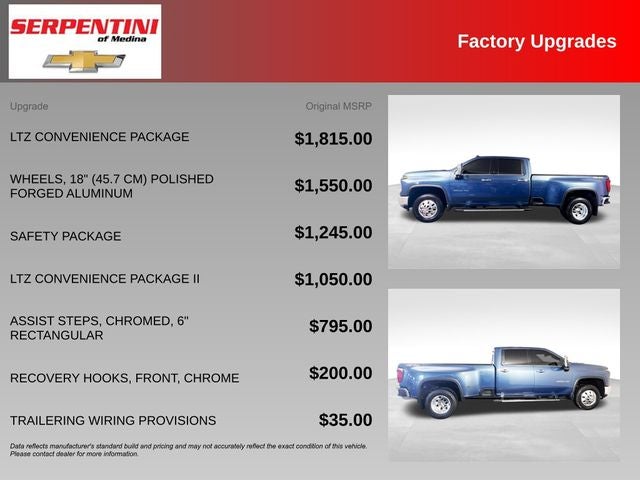 2025 Chevrolet Silverado 3500HD LTZ w/ SURROUND VISION