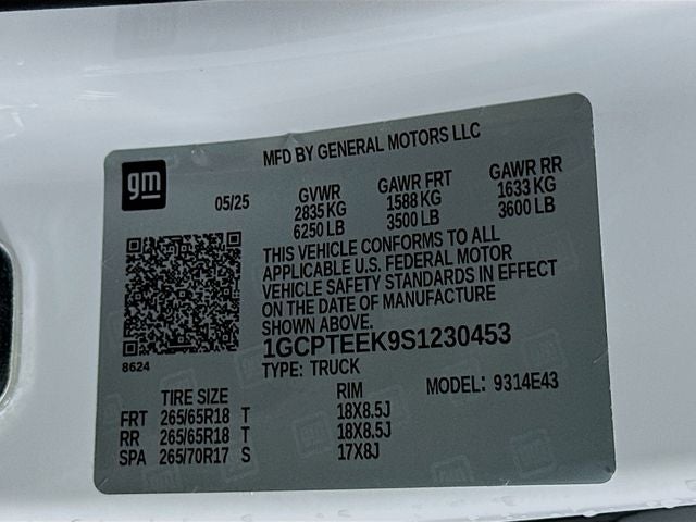 2025 Chevrolet Colorado Trail Boss