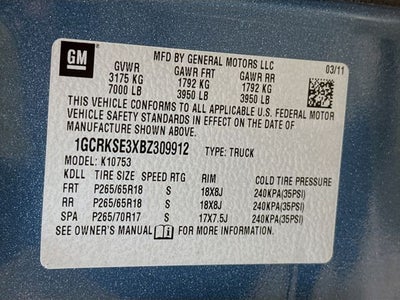 2011 Chevrolet Silverado 1500 LT w/ HD TOW PKG