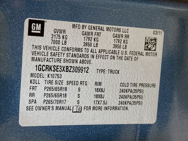 2011 Chevrolet Silverado 1500 LT w/ HD TOW PKG
