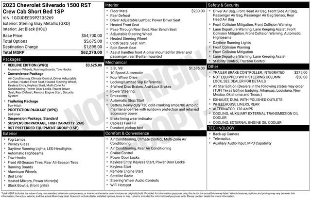 2023 Chevrolet Silverado 1500 RST REDLINE