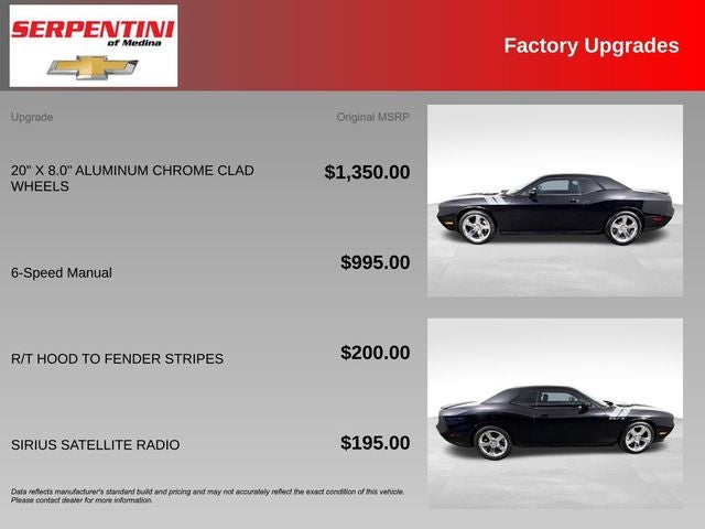 2010 Dodge Challenger R/T 5.7L HEMI