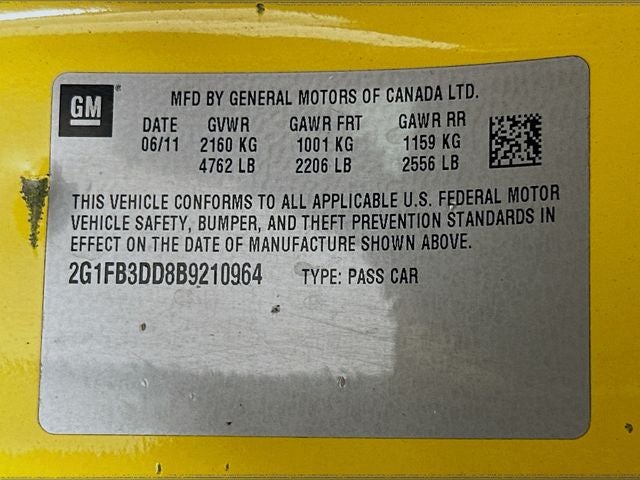 2011 Chevrolet Camaro 1LT WHOLESALE SPECIAL!!!