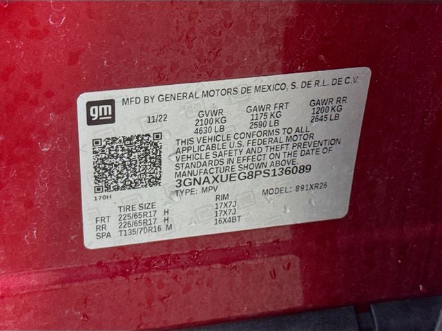 2023 Chevrolet Equinox LT AWD w/ PWR LIFTGATE